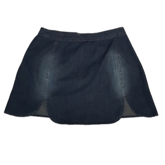 Mebon - Micro Mini Blue Jean Faded MiSkirt - Picture 1 of 5